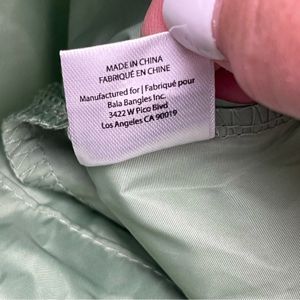 Bala Green Windbreaker Lightweight Jacket Half-Zip Anorak Womens Size L / XL NEW